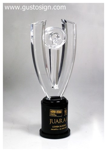 trophy Reklame Neon Box Laser Cutting Indonesia 